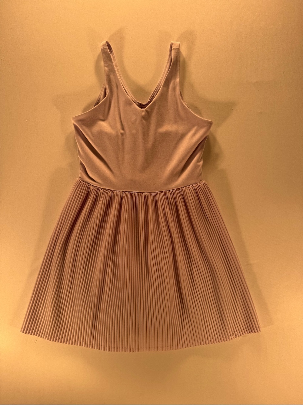 all in motion Pleated Tank Dress in Light Purple